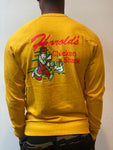 Yellow Crewneck Embroidered